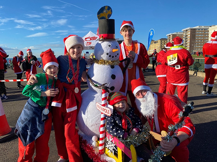 Register for the Brighton santa dash